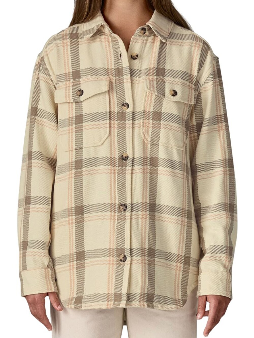Patagonia Fjord Loft Plaid Overshirt Jacket Organic Cotton Shacket - Picture 5 of 10